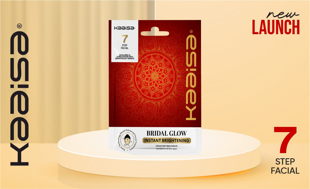 Kaaisa Bridal Glow 7-Step Facial Kit launch banner