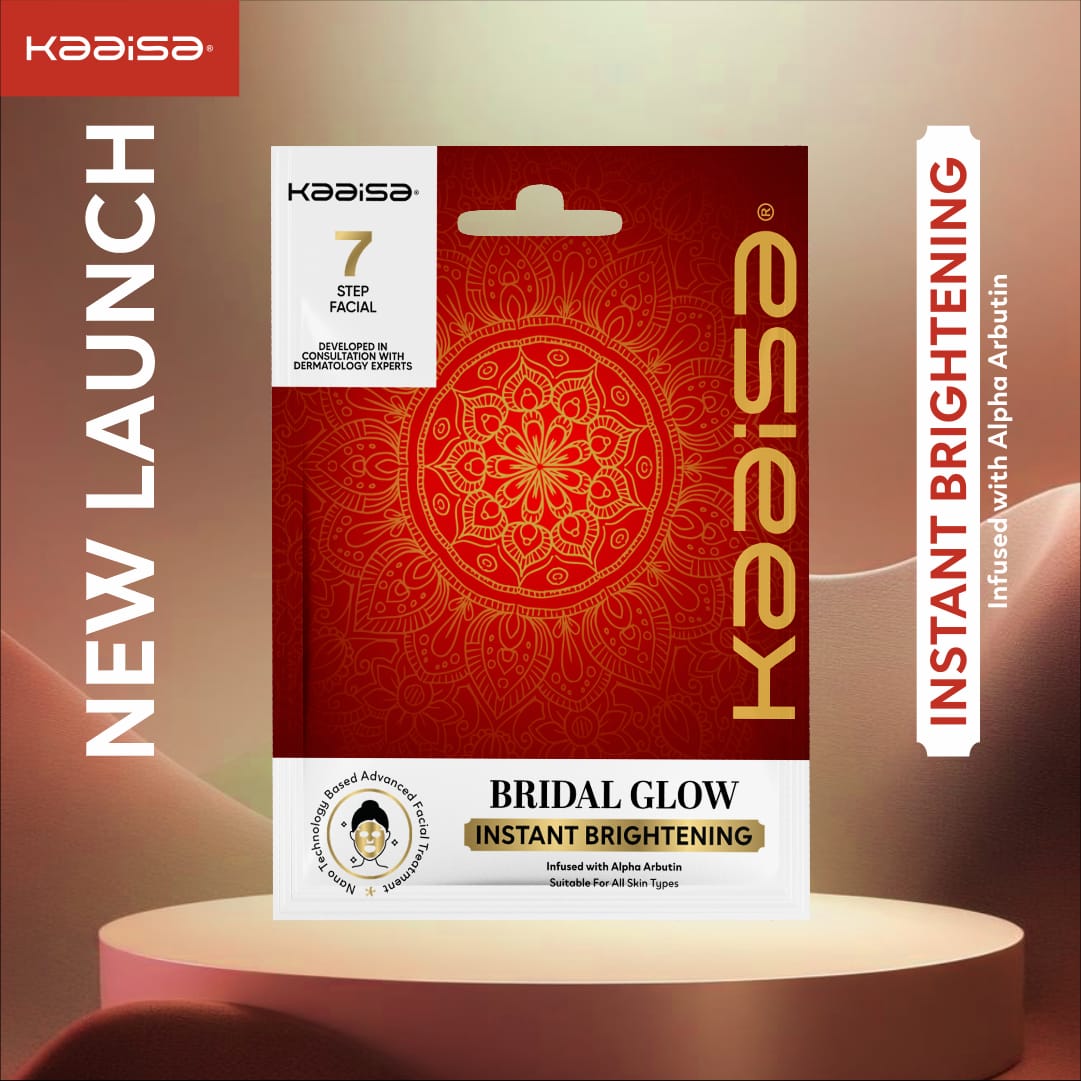 Kaaisa Bridal Glow Instant Brightening 7-Step Facial Kit packaging