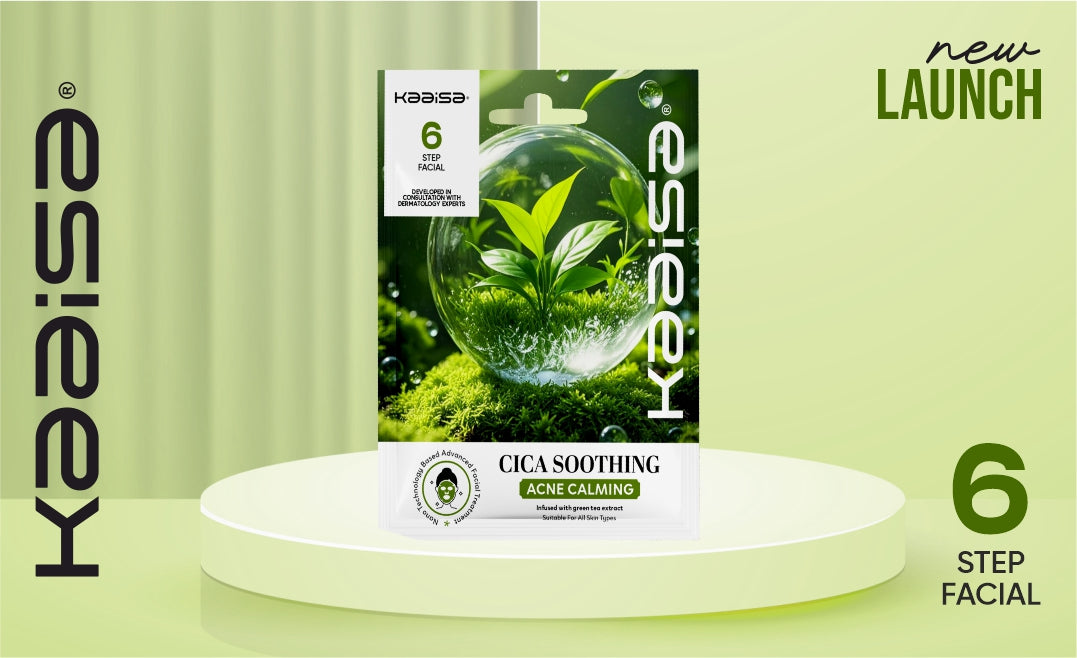 Kaaisa Cica Soothing 6-Step Facial Kit launch banner