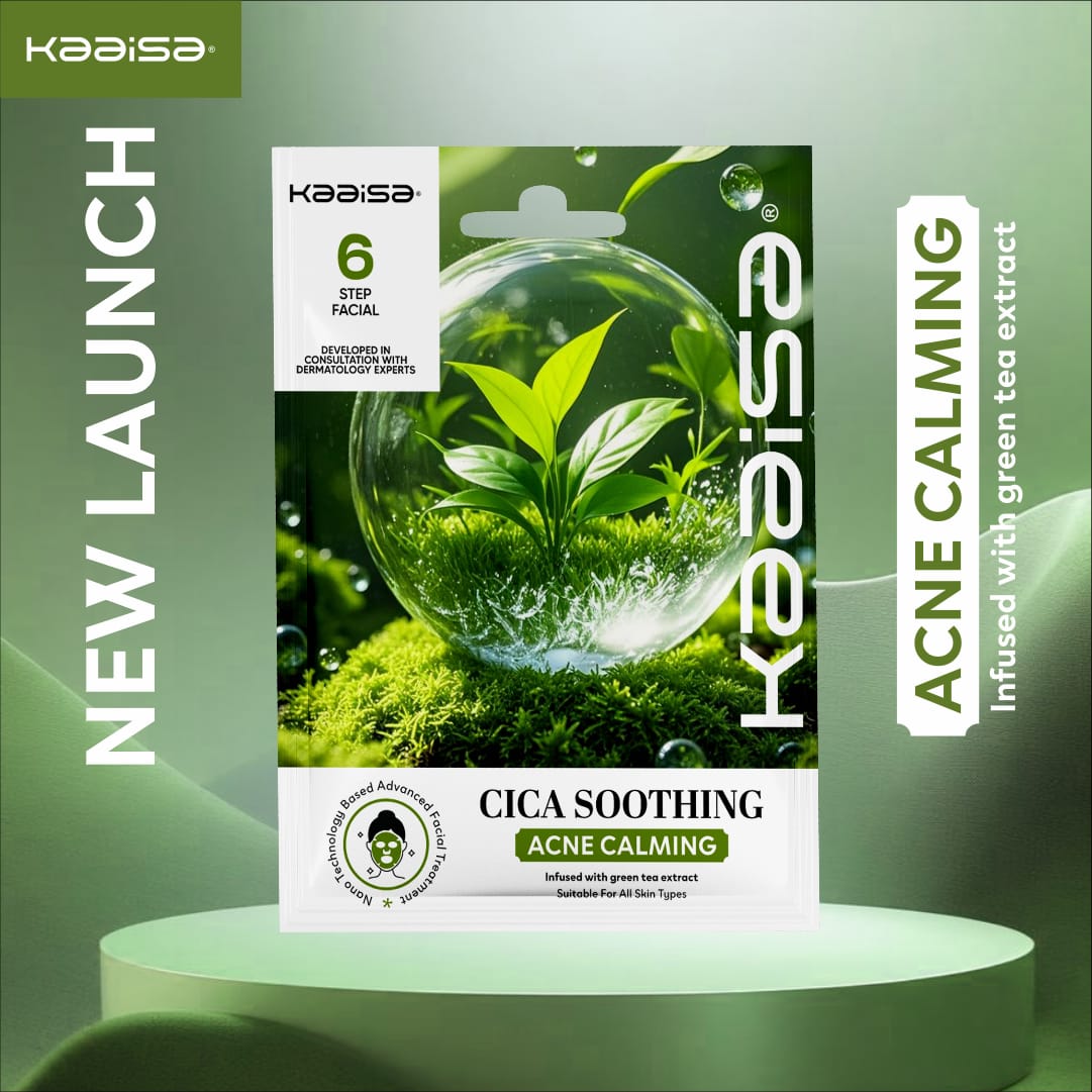 Kaaisa Cica Soothing Acne-Calming 6-Step Facial Kit packaging