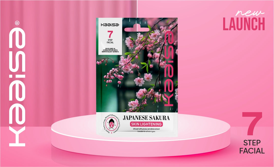 Kaaisa Japanese Sakura Brightening 7-Step Facial Kit